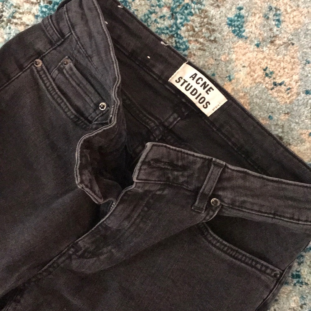 acne studio  starchy high waisted jean - Picture 5 of 8